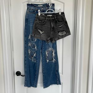Pacsun Jean and shorts size 26